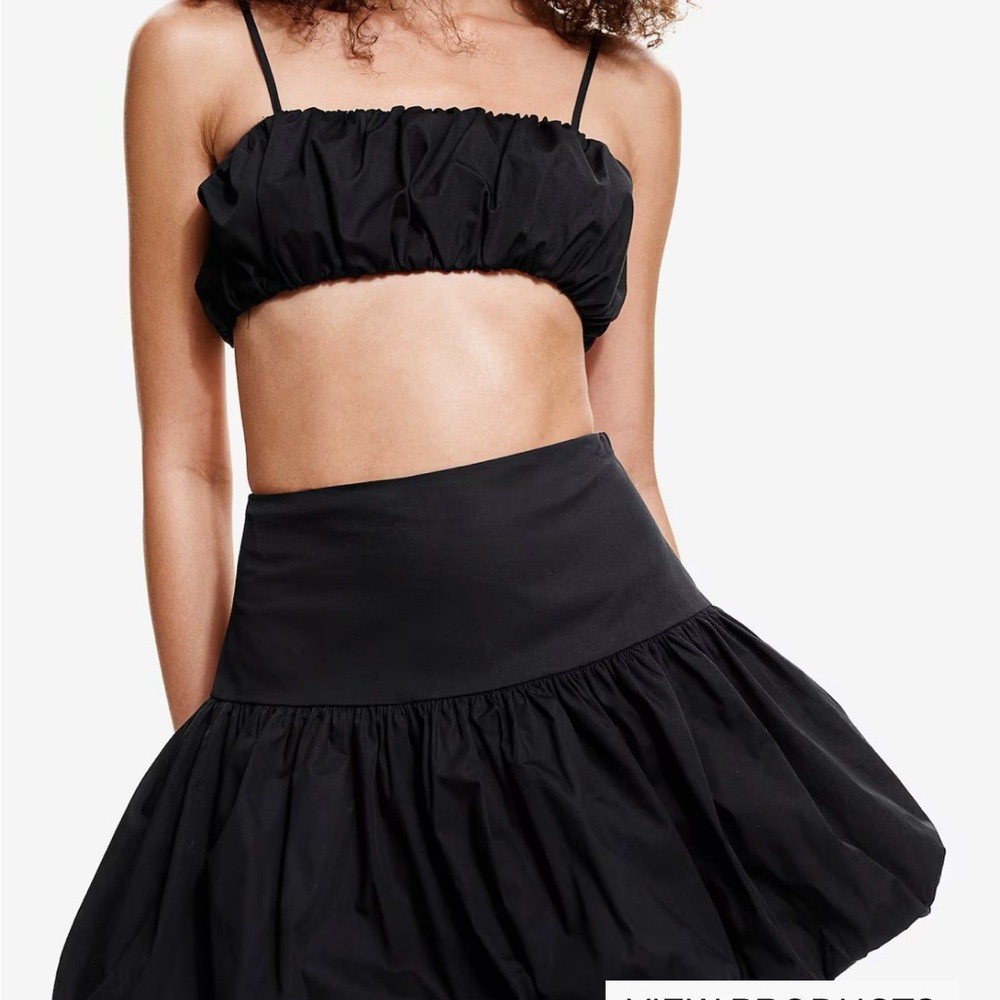 Stylish Black Two-Piece Set